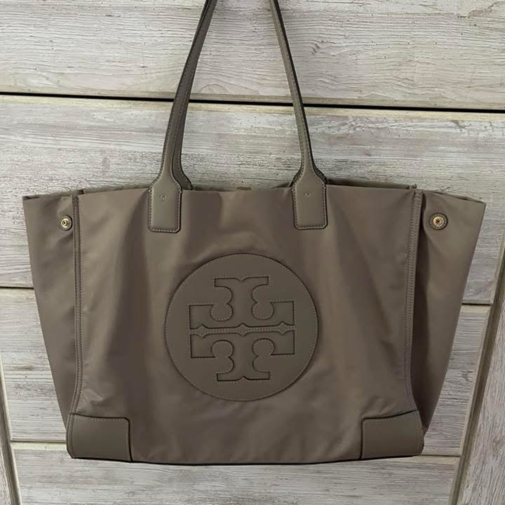 Tory Burch Taupe Tote Bag